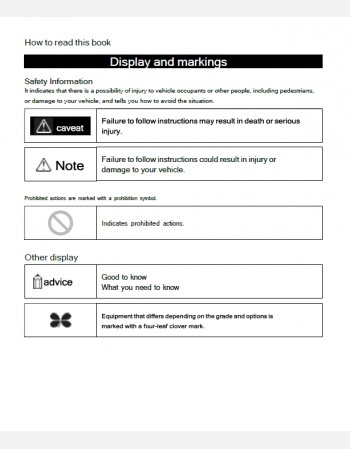 subaru levorg 2019- 2020 owners manual in english